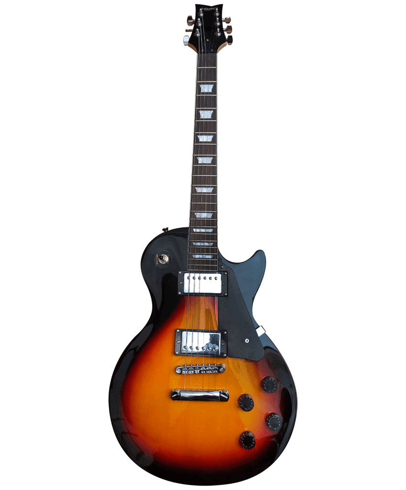 Guitarra eléctrica t/Les Paul 39″ Vozzex con funda y cable plug
