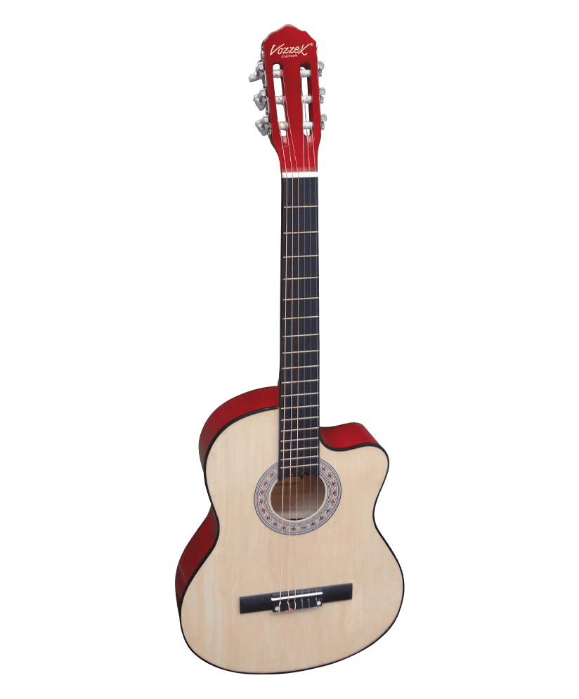 Guirtarra acústica Vozzex 39" serie VZ-851/39 - Incluye funda, púa y varilla de calibración