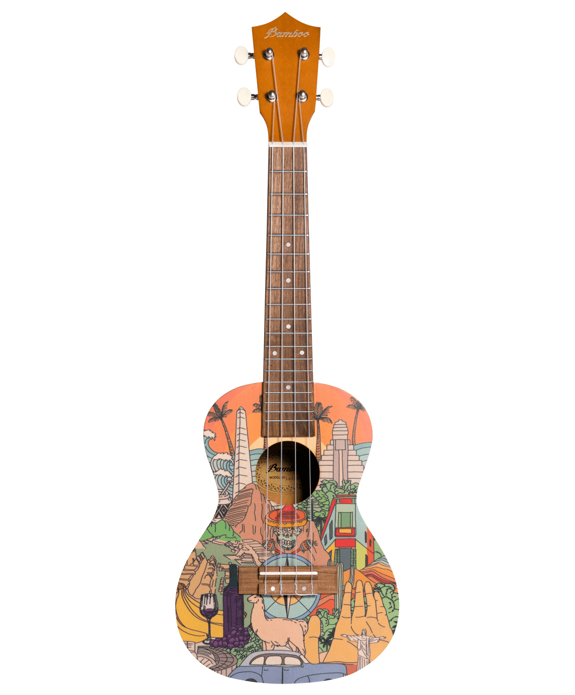 Ukelele Bamboo Concert Latin BU-23