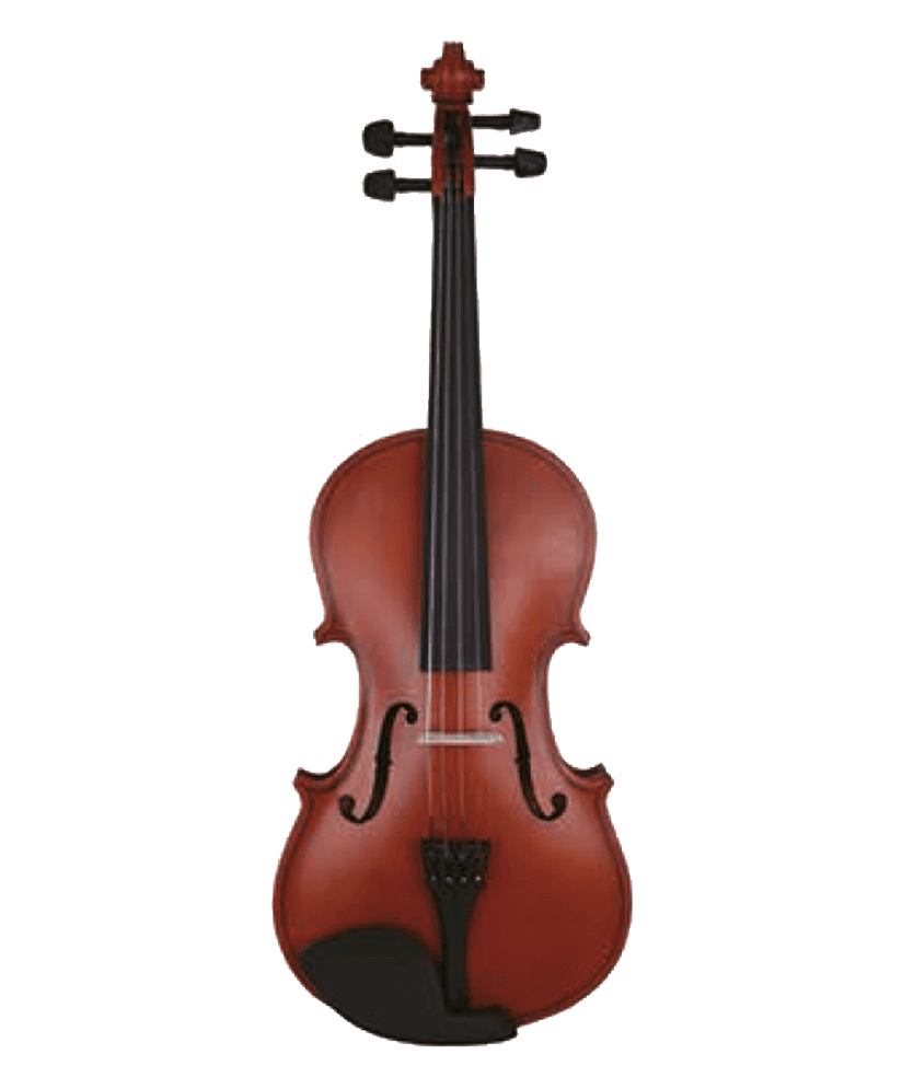 Violín 1/2 Hispanos color madera brillante - Incluye estuche, arco y resina