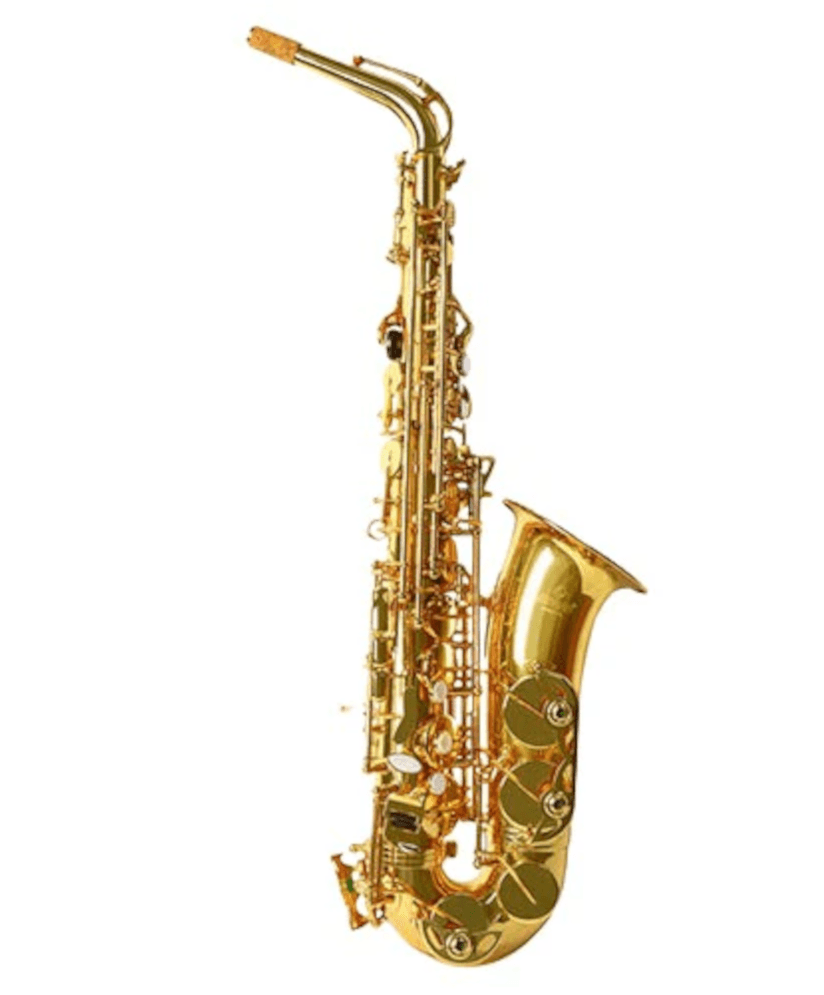 Saxofón alto Jinbao Gold Lacquer JBAS200GL - Incluye estuche, boquilla, abrasadera y correa