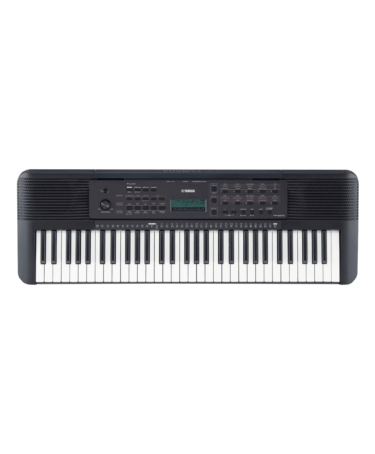 Teclado de piano Yamaha PSR-E273 - Incluye atril y adaptador